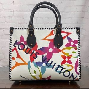 LOUIS VUITTON gift bag holiday ‘20 limited edition made (by me) into a tote bag